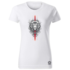 Magnolion Oroszlán tetoválás v16 női póló - 19 szín, XS-2XL női póló