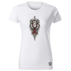 Magnolion Oroszlán tetoválás v19 női póló - 19 szín, XS-2XL