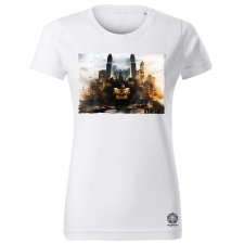 Magnolion Pareidolia Batman város fantázia v2 női póló - 19 szín, XS-2XL női póló