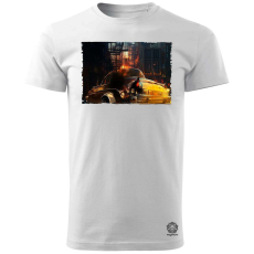 Magnolion Pareidolia Logan város fantázia v3 férfi póló - 19 szín, S-3XL