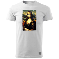 Magnolion Pareidolia Mona Lisa város fantázia v2 férfi póló - 19 szín, S-3XL férfi póló