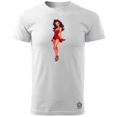 Magnolion Pin-up girl v18 férfi póló - 19 szín, S-3XL