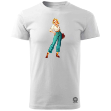 Magnolion Pin-up girl v1 férfi póló - 19 szín, S-3XL férfi póló