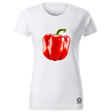 Magnolion Piros édes paprika női póló - 19 szín, XS-2XL