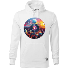 Magnolion Pixelart bakelit az űrben v7 férfi pulóver - 19 szín, S-5XL férfi pulóver, kardigán