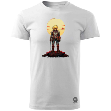 Magnolion Pixelart harcos v4 férfi póló - 19 szín, S-3XL férfi póló