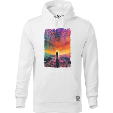 Magnolion Pixelart retró fraktál játék v4 férfi pulóver - 19 szín, S-5XL