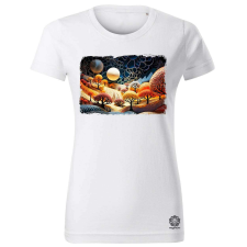 Magnolion Pointillizmus Erdő szélén női póló - 19 szín, XS-2XL női póló