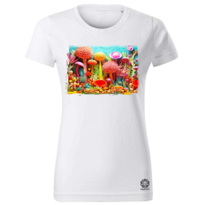 Magnolion Pointillizmus Víz alatt női póló - 19 szín, XS-2XL női póló