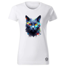 Magnolion Poligon macska v4 női póló - 19 szín, XS-2XL női póló