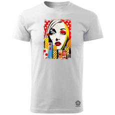 Magnolion Pop art arc v3 férfi póló - 19 szín, S-3XL