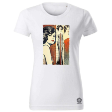 Magnolion Pop art deco nő női póló - 19 szín, XS-2XL női póló