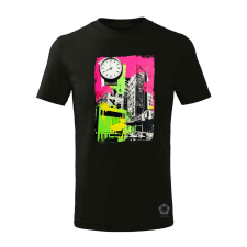 Magnolion Pop art idő kollázs v2 gyerek póló - 11 szín, 4-12 éves gyerek póló