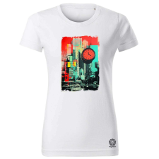 Magnolion Pop art idő kollázs v3 női póló - 19 szín, XS-2XL női póló