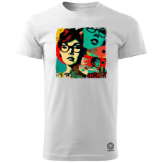 Magnolion Pop art kollázs v2 férfi póló - 19 szín, S-3XL