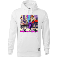 Magnolion Pop art kollázs v7 férfi pulóver - 19 szín, S-5XL férfi pulóver, kardigán