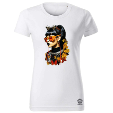 Magnolion Pop art lány v2 női póló - 19 szín, XS-2XL