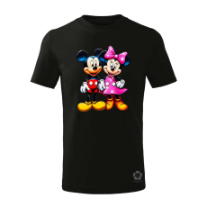 Magnolion Pop art Mickey és Minnie v1 gyerek póló - 11 szín, 4-12 éves