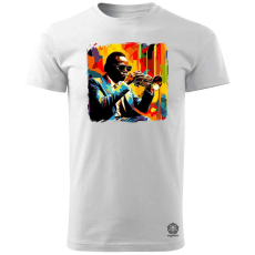 Magnolion Pop art Miles Davis v2 férfi póló - 19 szín, S-3XL