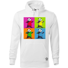 Magnolion Pop art pandák v2 férfi pulóver - 19 szín, S-5XL férfi pulóver, kardigán