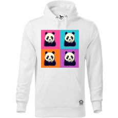 Magnolion Pop art pandák v3 férfi pulóver - 19 szín, S-5XL