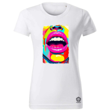 Magnolion Pop art száj v2 női póló - 19 szín, XS-2XL női póló