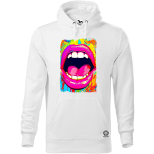 Magnolion Pop art száj v4 férfi pulóver - 19 szín, S-5XL férfi pulóver, kardigán