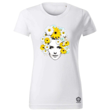 Magnolion Pop art százszorszép női póló - 19 szín, XS-2XL női póló