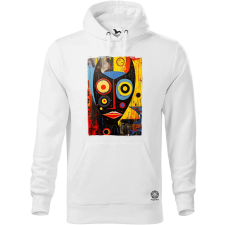 Magnolion Pop art szürreális maszk v1 férfi pulóver - 19 szín, S-5XL férfi pulóver, kardigán