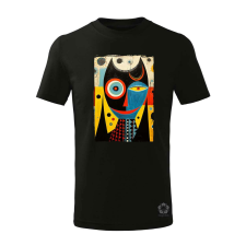 Magnolion Pop art szürreális maszk v4 gyerek póló - 11 szín, 4-12 éves gyerek póló