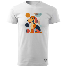 Magnolion Pop art tacskó v3 férfi póló - 19 szín, S-3XL