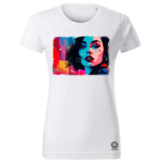 Magnolion Pop art városi vibe v5 női póló - 19 szín, XS-2XL