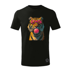 Magnolion Popart tigris v1 gyerek póló - 11 szín, 4-12 éves