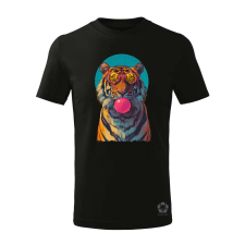 Magnolion Popart tigris v3 gyerek póló - 11 szín, 4-12 éves gyerek póló