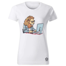 Magnolion Programozó oroszlán v3 női póló - 19 szín, XS-2XL női póló