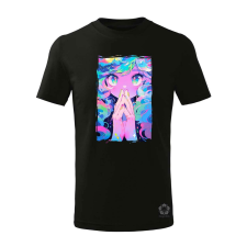 Magnolion Pszichedelikus anime lány v2 gyerek póló - 11 szín, 4-12 éves gyerek póló