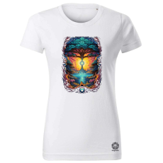 Magnolion Pszichedelikus Az élet fája v1 női póló - 19 szín, XS-2XL