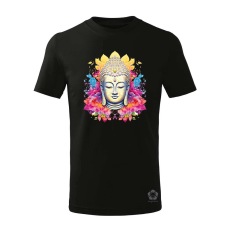 Magnolion Pszichedelikus Buddha v2 gyerek póló - 11 szín, 4-12 éves