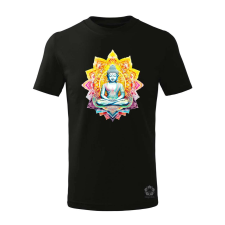 Magnolion Pszichedelikus Buddha v3 gyerek póló - 11 szín, 4-12 éves gyerek póló