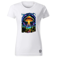 Magnolion Pszichedelikus gomba UFO v4 női póló - 19 szín, XS-2XL női póló