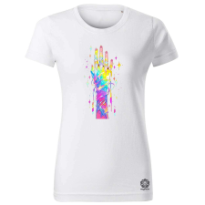 Magnolion Pszichedelikus kéz v1 női póló - 19 szín, XS-2XL női póló