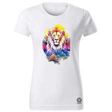 Magnolion Pszichedelikus oroszlán v6 női póló - 19 szín, XS-2XL női póló
