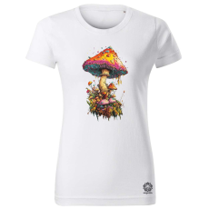 Magnolion Pszichedelikus varázsgomba v17 női póló - 19 szín, XS-2XL
