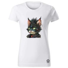 Magnolion Punk cica v5 női póló - 19 szín, XS-2XL