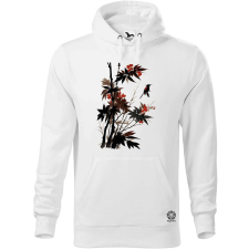 Magnolion Qi Baishi természet fanart v1 férfi pulóver - 19 szín, S-5XL férfi pulóver, kardigán