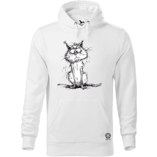 Magnolion Rajz cica v5 férfi pulóver - 19 szín, S-5XL férfi pulóver, kardigán