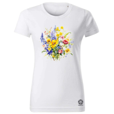 Magnolion Rajz csokor v5 női póló - 19 szín, XS-2XL női póló