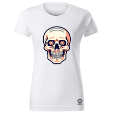Magnolion Rajz koponya v2 női póló - 19 szín, XS-2XL