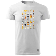Magnolion Rajzfilm állat kollekció v4 férfi póló - 19 szín, S-3XL