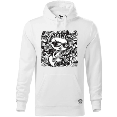 Magnolion Rajzfilm punk srác v26 férfi pulóver - 19 szín, S-5XL